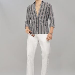 PR3 Shirts 004 – Popcorn Stripes || Full Sleeve Shirt