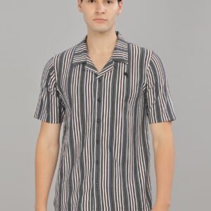PR3 Shirts 004 – Popcorn Stripes || Half Sleeve Shirt