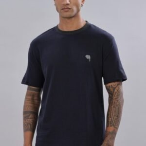 RFS007 || HS Navy || Round Neck  T-Shirt