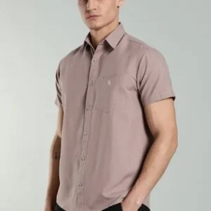 LS 001 || Dusty Rose || Half Sleeve Shirt
