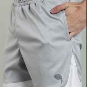 SH 003 || Light Grey white || Shorts