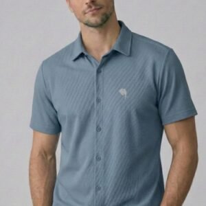 TS001 ||ICE BLUE|| Half Sleeve Shirt