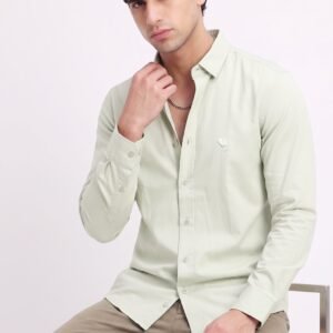 LS 005A || SOLID CARAMEL|| Full Sleeve Shirt
