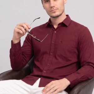 LS 005 || MAROON|| Full Sleeve Shirt