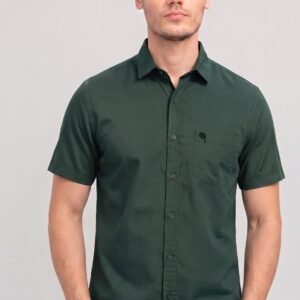 LS 005 ||OLIVE||Half Sleeve Shirt